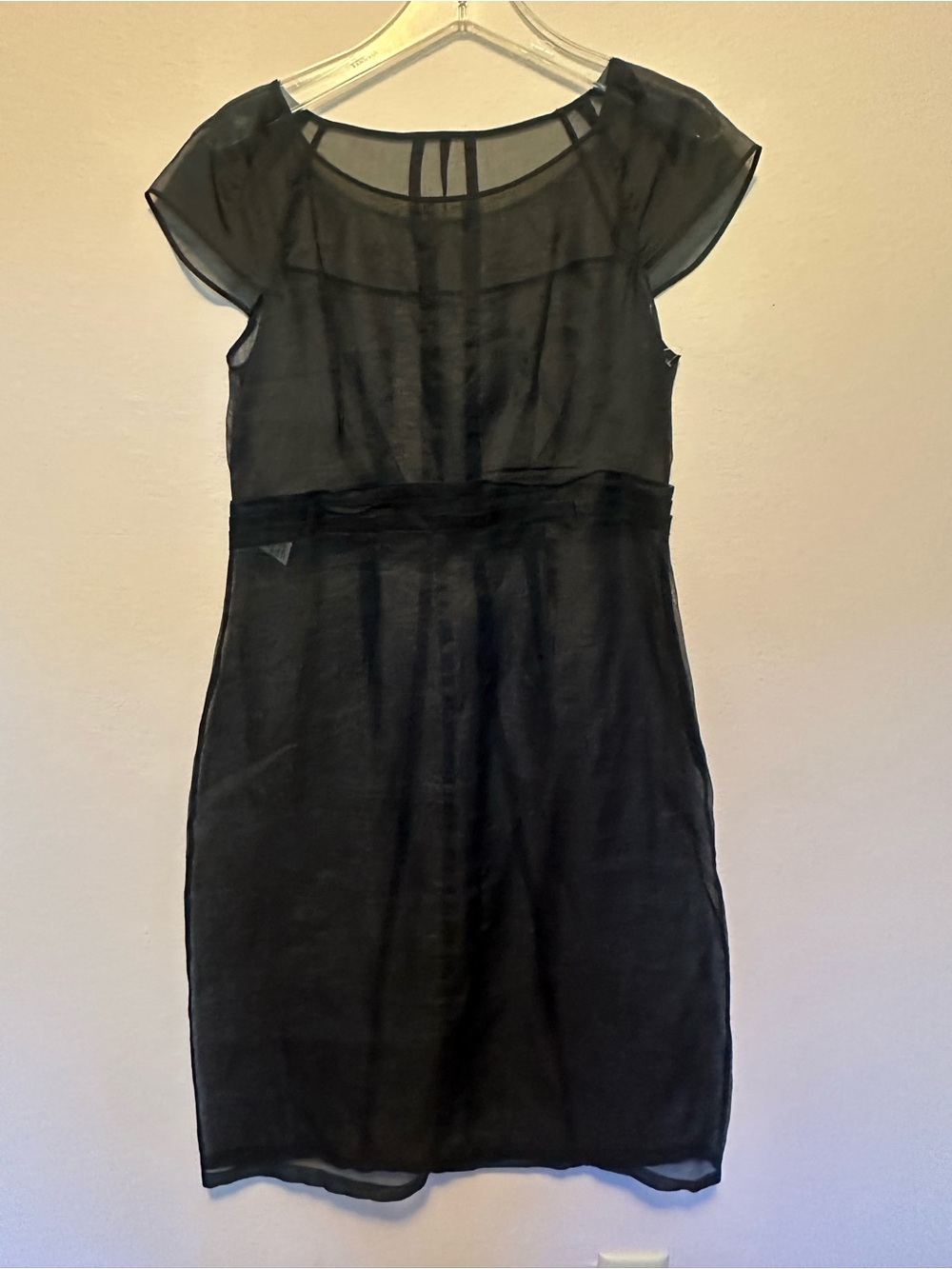 Philosophy black sheer cocktail dress